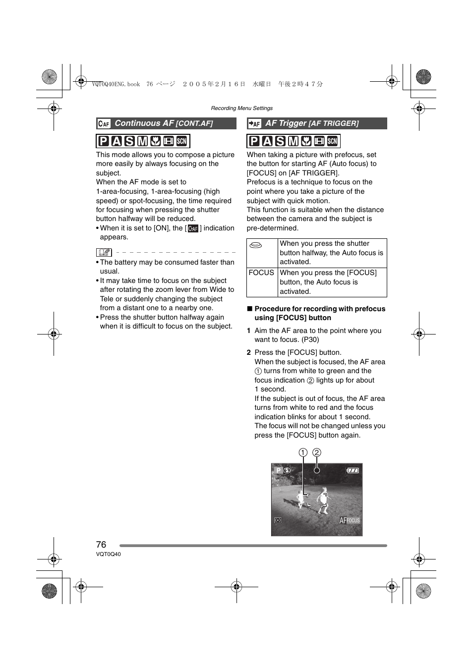 Panasonic DMC-FZ5GN User Manual | Page 76 / 116