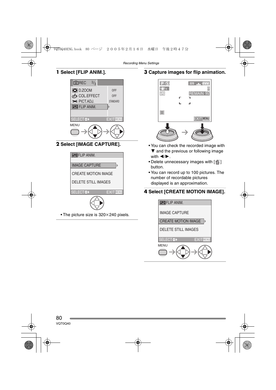 Panasonic DMC-FZ5GN User Manual | Page 80 / 116