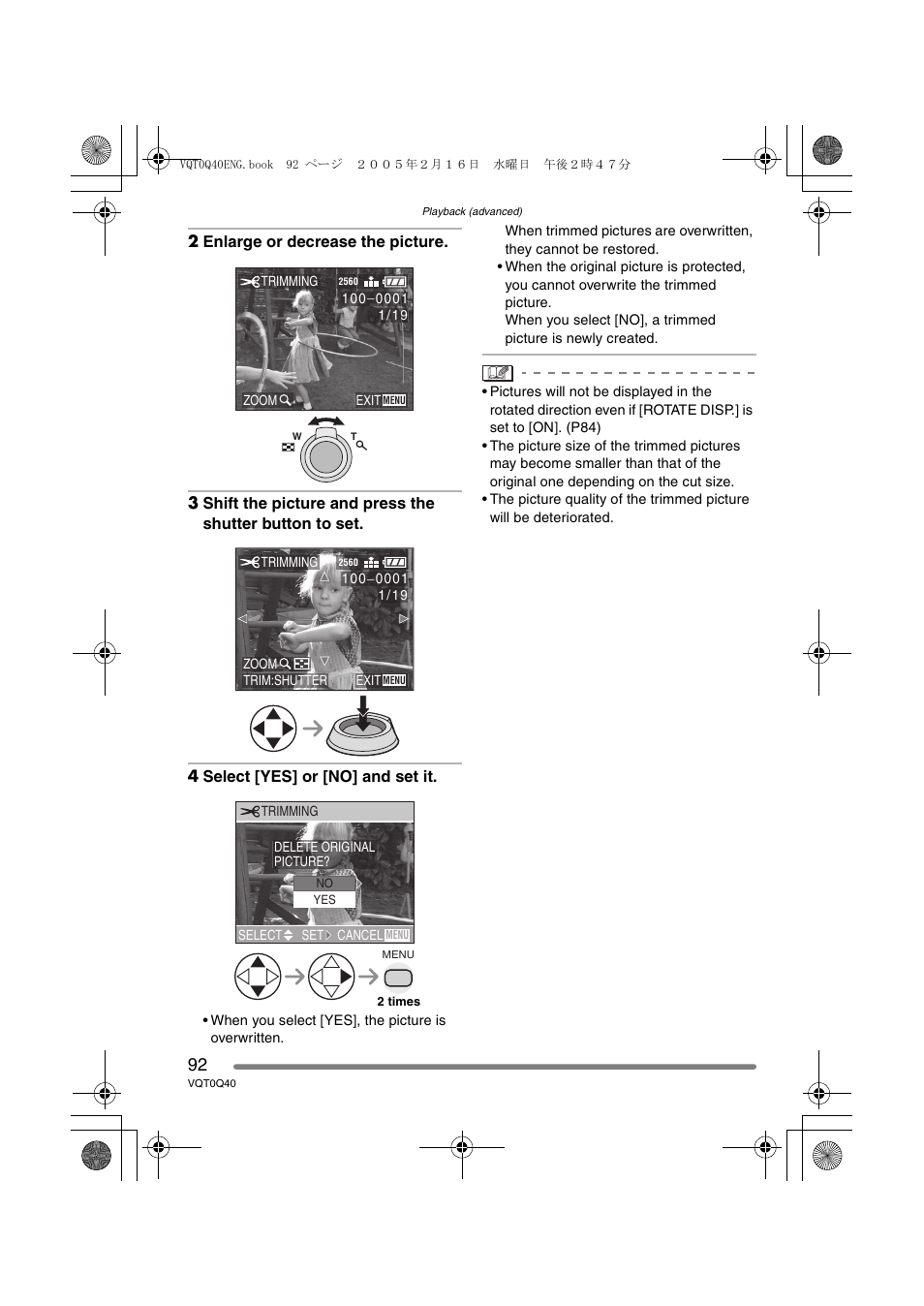 Panasonic DMC-FZ5GN User Manual | Page 92 / 116