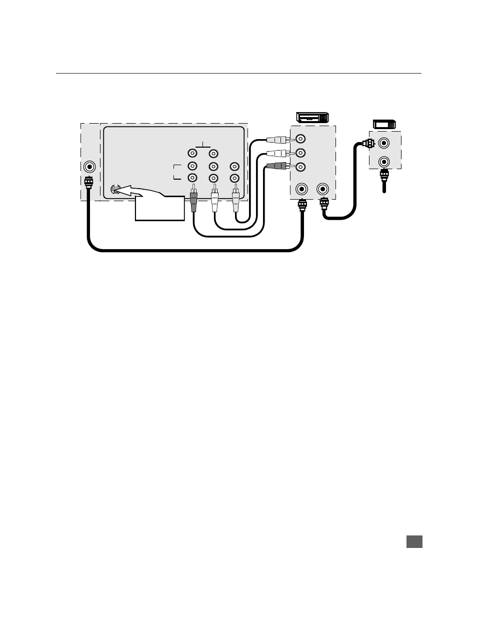 Vcr and cable box connection | Panasonic CT-20SX11 User Manual | Page 10 / 38