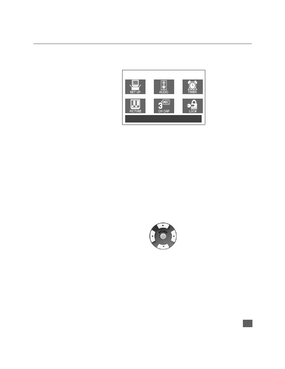 Main menu, Action button, Ch / vol buttons | Remote control buttons, Remote control guide, Exit | Panasonic CT-20SX11 User Manual | Page 12 / 38