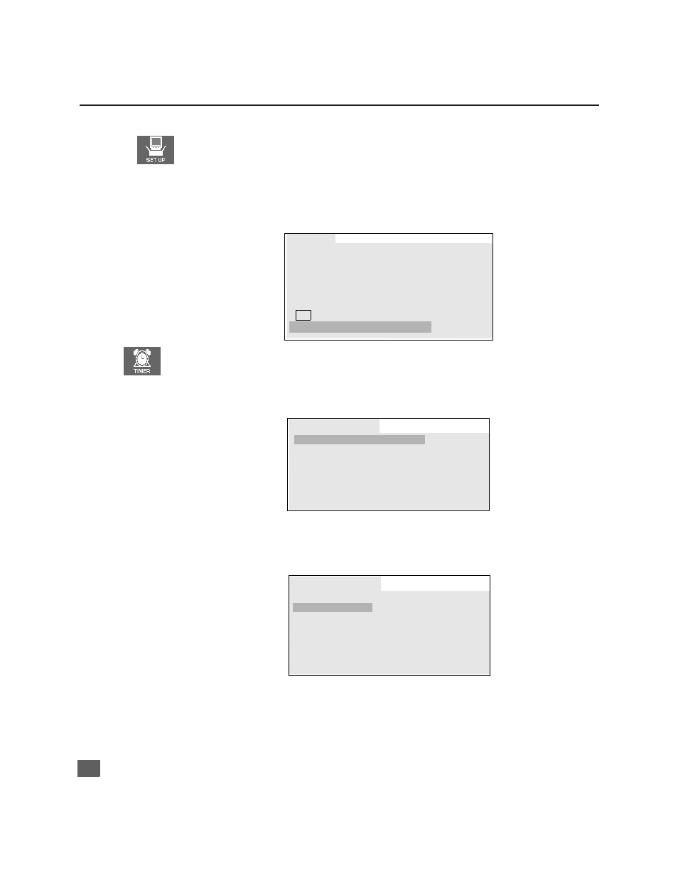 Special features, Menu languages, Timer | Sleep timer, Program timer, Set up | Panasonic CT-20SX11 User Manual | Page 15 / 38