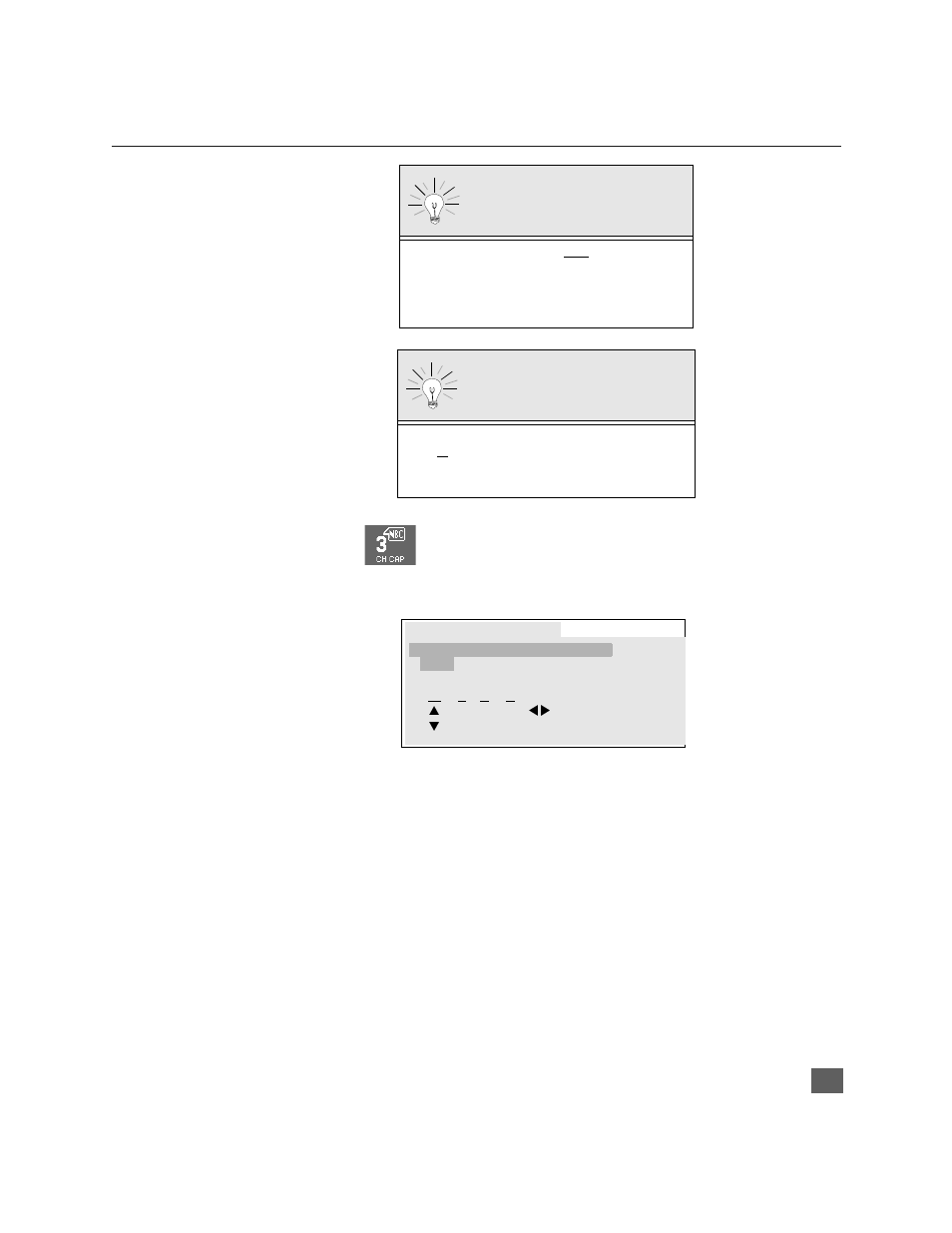 Ch cap (channel caption) | Panasonic CT-20SX11 User Manual | Page 16 / 38