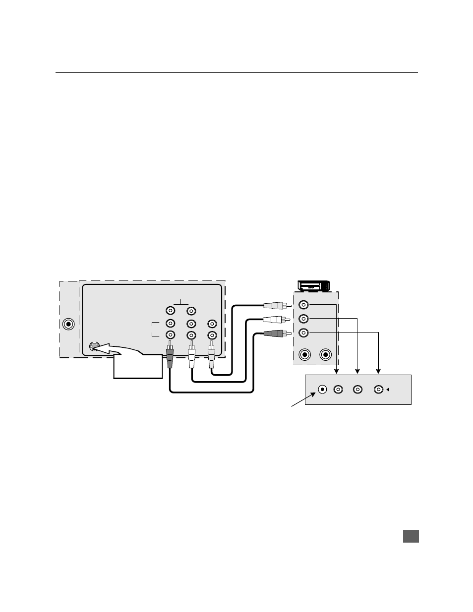 Optional equipment connections, Vcr connection | Panasonic CT-20SX11 User Manual | Page 8 / 38