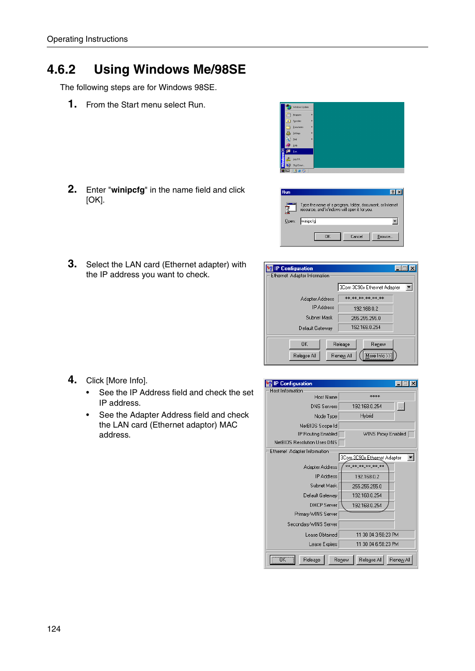 2 using windows me/98se | Panasonic BBHGW700A User Manual | Page 124 / 142