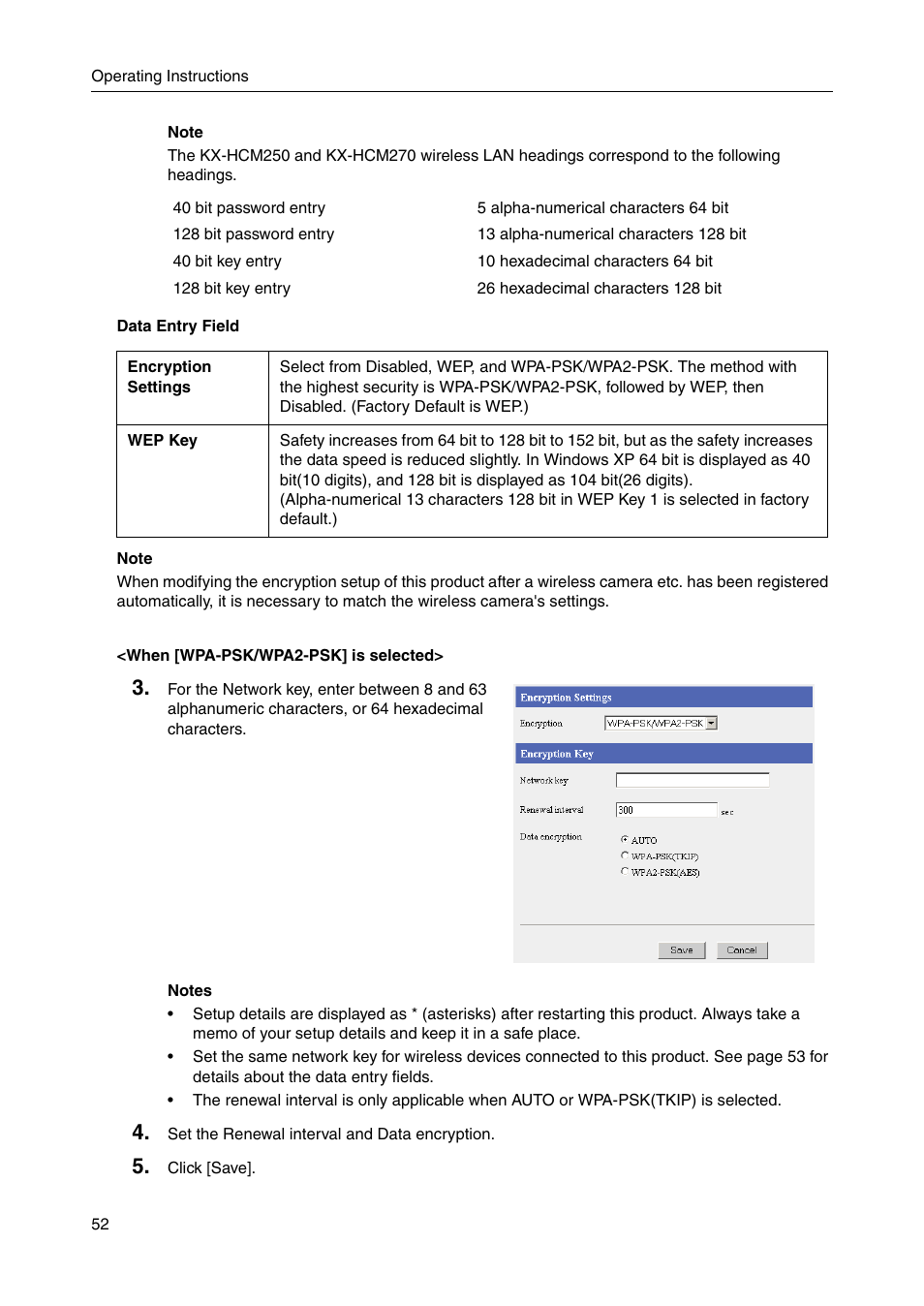 Panasonic BBHGW700A User Manual | Page 52 / 142