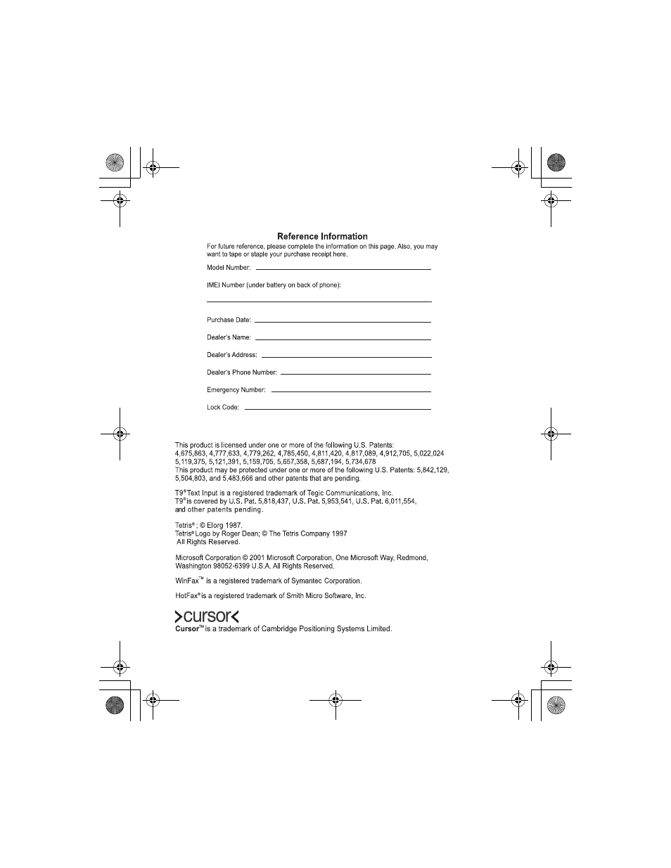 Panasonic GU87 User Manual | Page 111 / 112