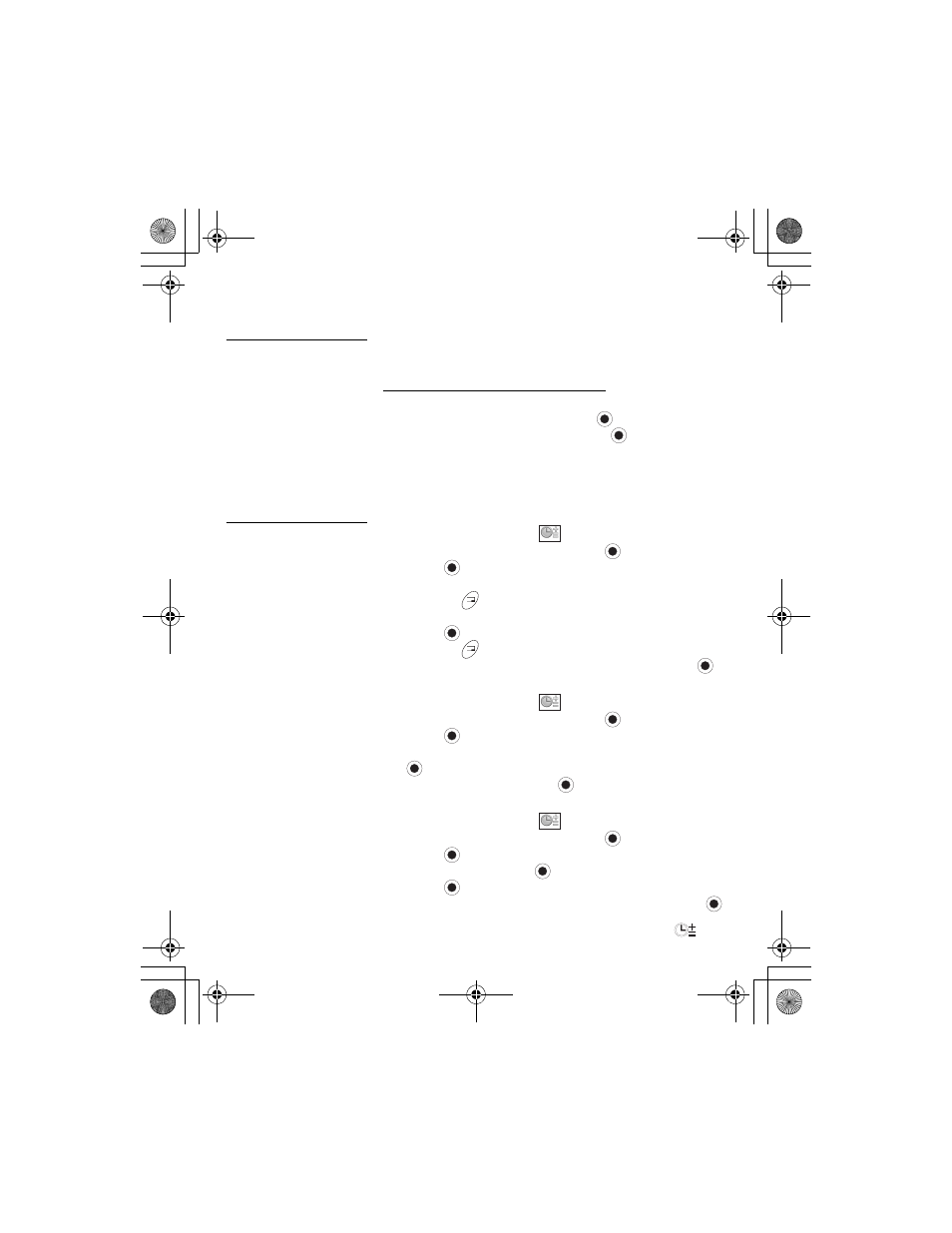 Set time/alarms | Panasonic GU87 User Manual | Page 31 / 112