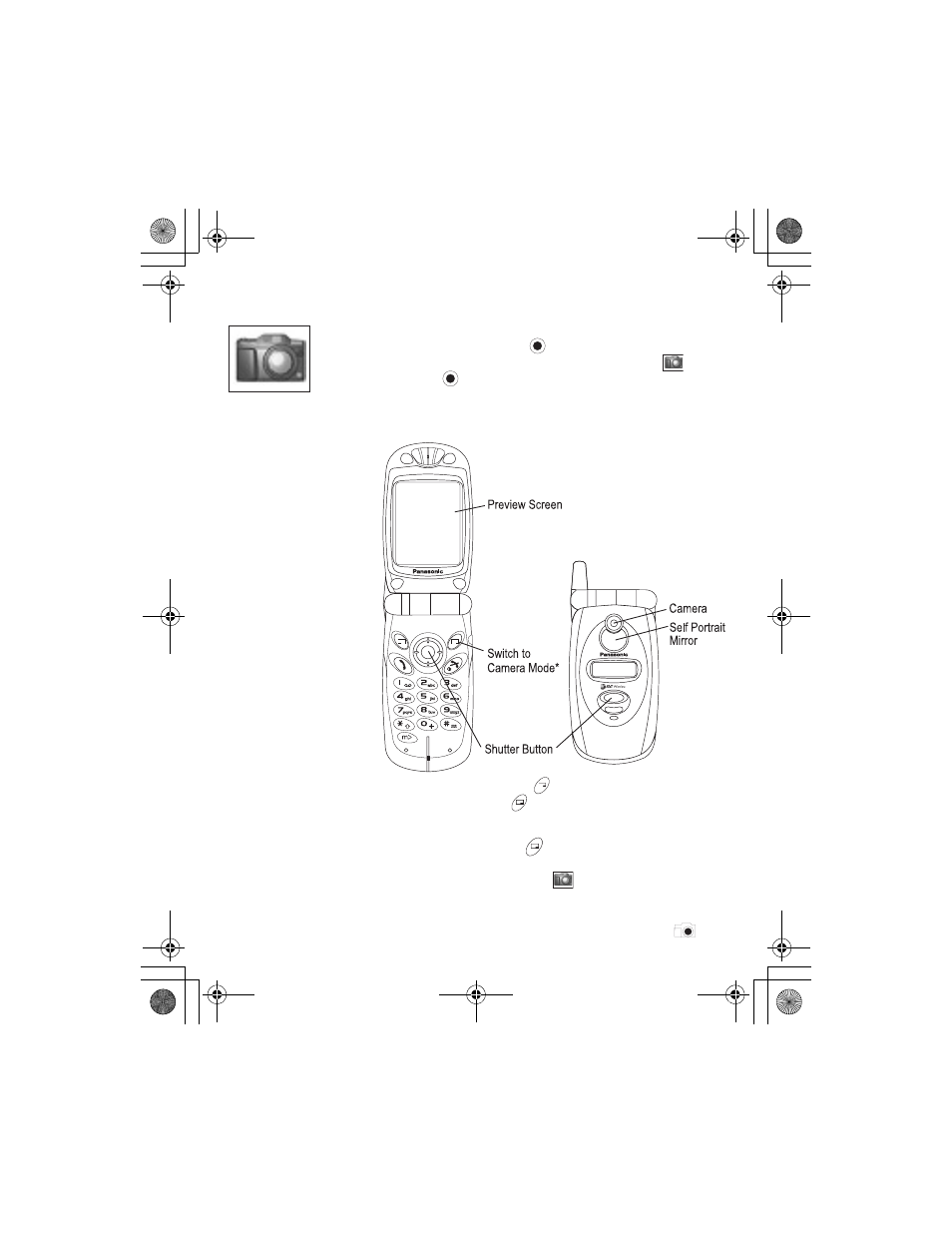 Camera menu, Take a picture | Panasonic GU87 User Manual | Page 39 / 112