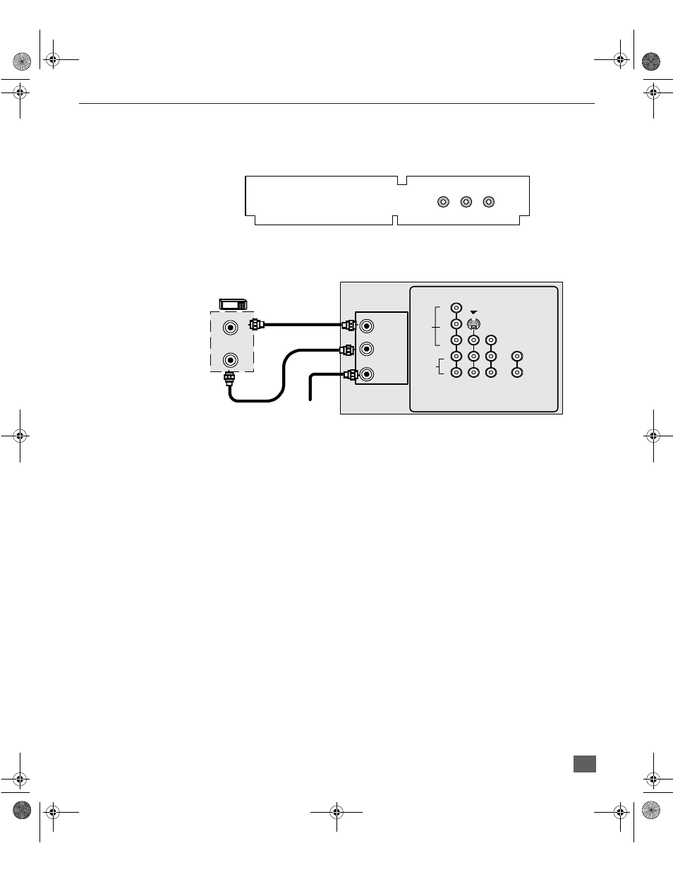 Conexiones de equipo opcional (cont.), Nstalación, Conexión del decodificador de cable | Viendo un canal de cable premium procedimiento | Panasonic PT-61D31V User Manual | Page 33 / 50