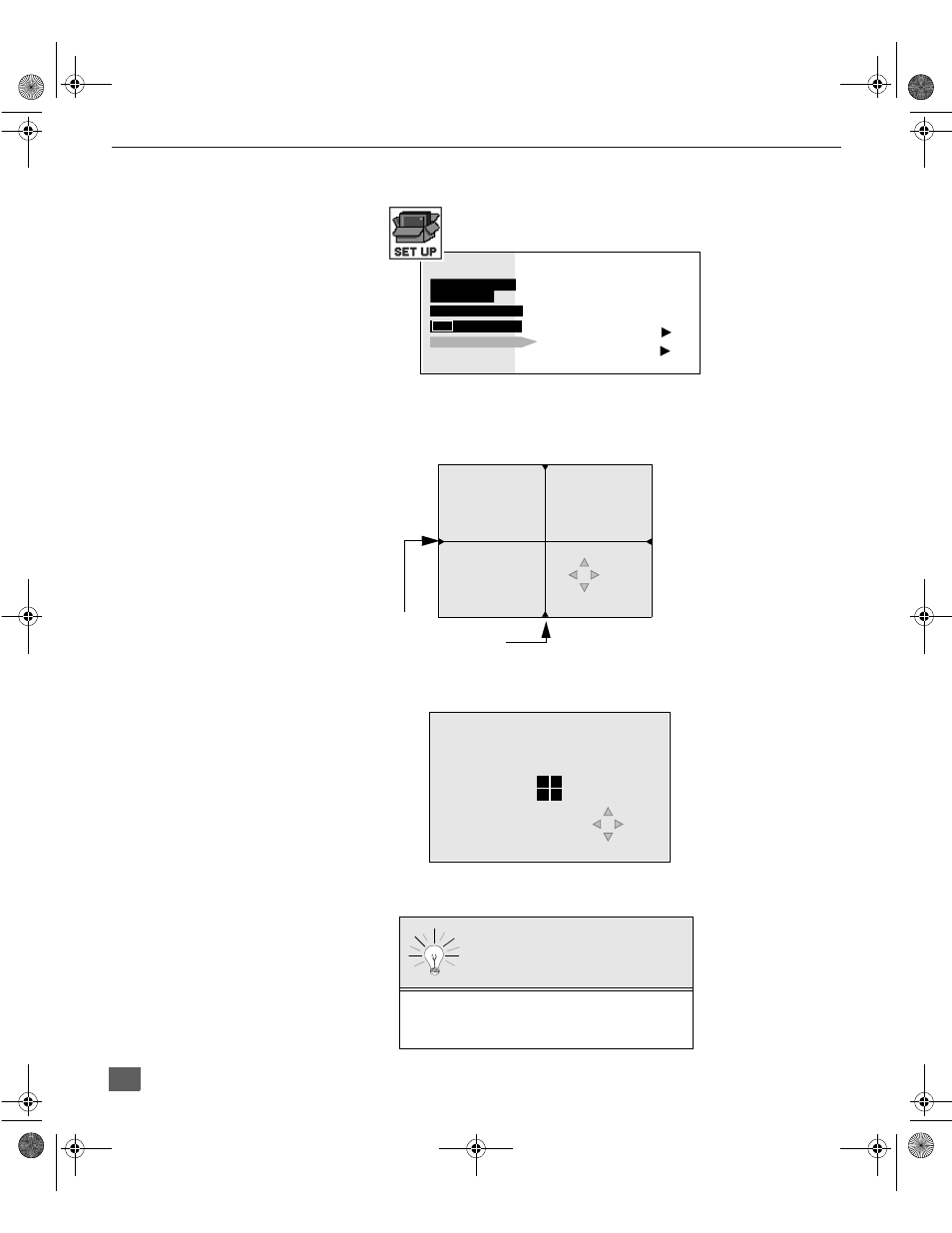 Funciones especiales, Idiomas del menu, Programacion o canales | Panasonic PT-61D31V User Manual | Page 44 / 50