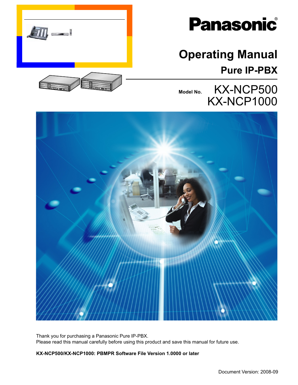 Panasonic KX-NCP500 User Manual | 210 pages