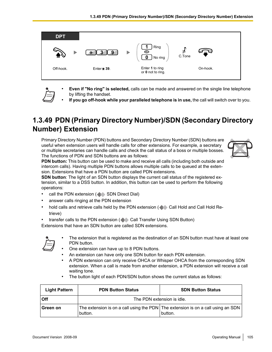 Extension, Extension) | Panasonic KX-NCP500 User Manual | Page 105 / 210