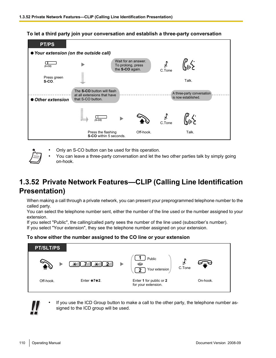 Panasonic KX-NCP500 User Manual | Page 110 / 210