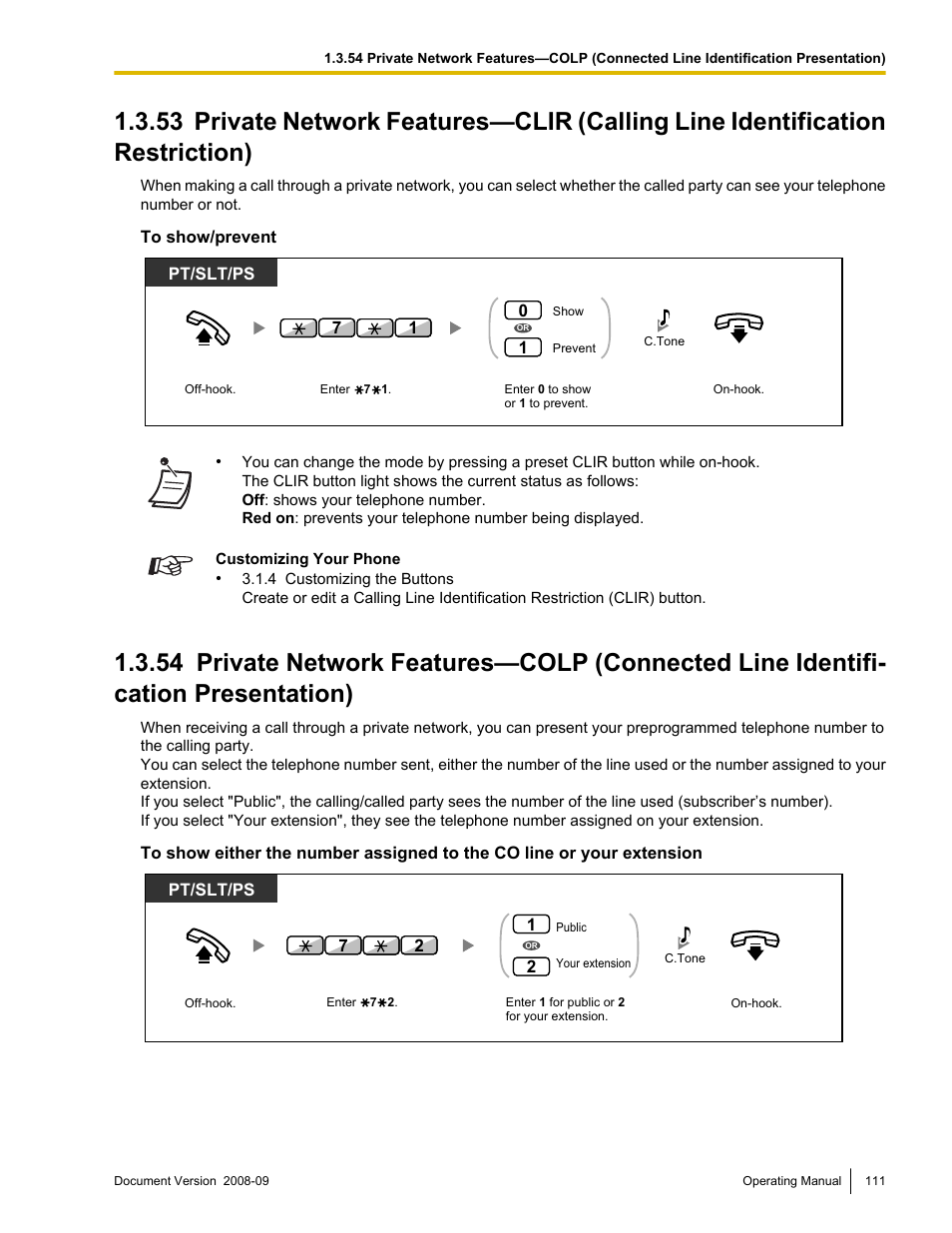 Panasonic KX-NCP500 User Manual | Page 111 / 210