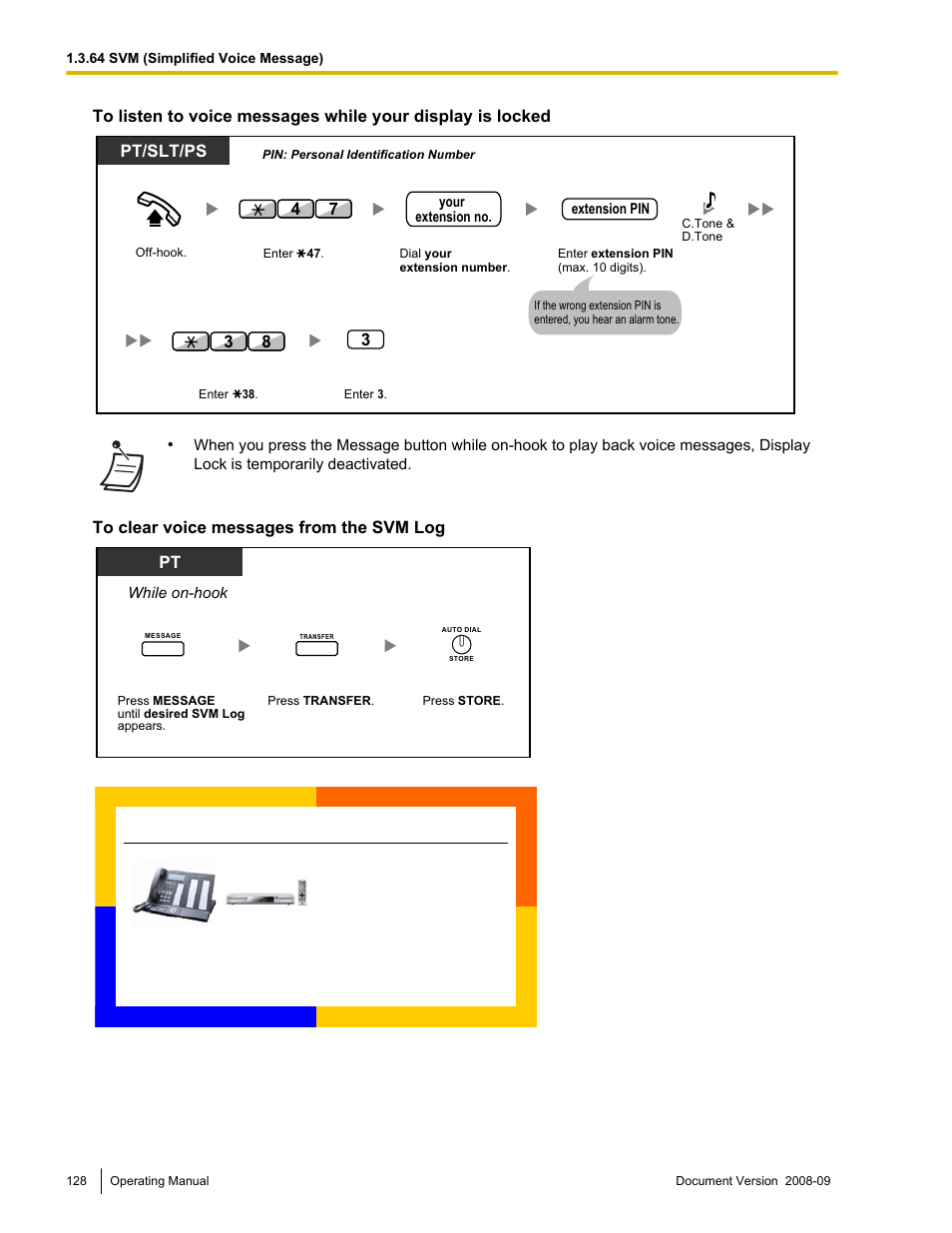 Pt/slt/ps 7 4 | Panasonic KX-NCP500 User Manual | Page 128 / 210