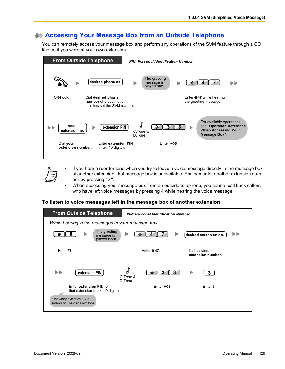 Panasonic KX-NCP500 User Manual | Page 129 / 210