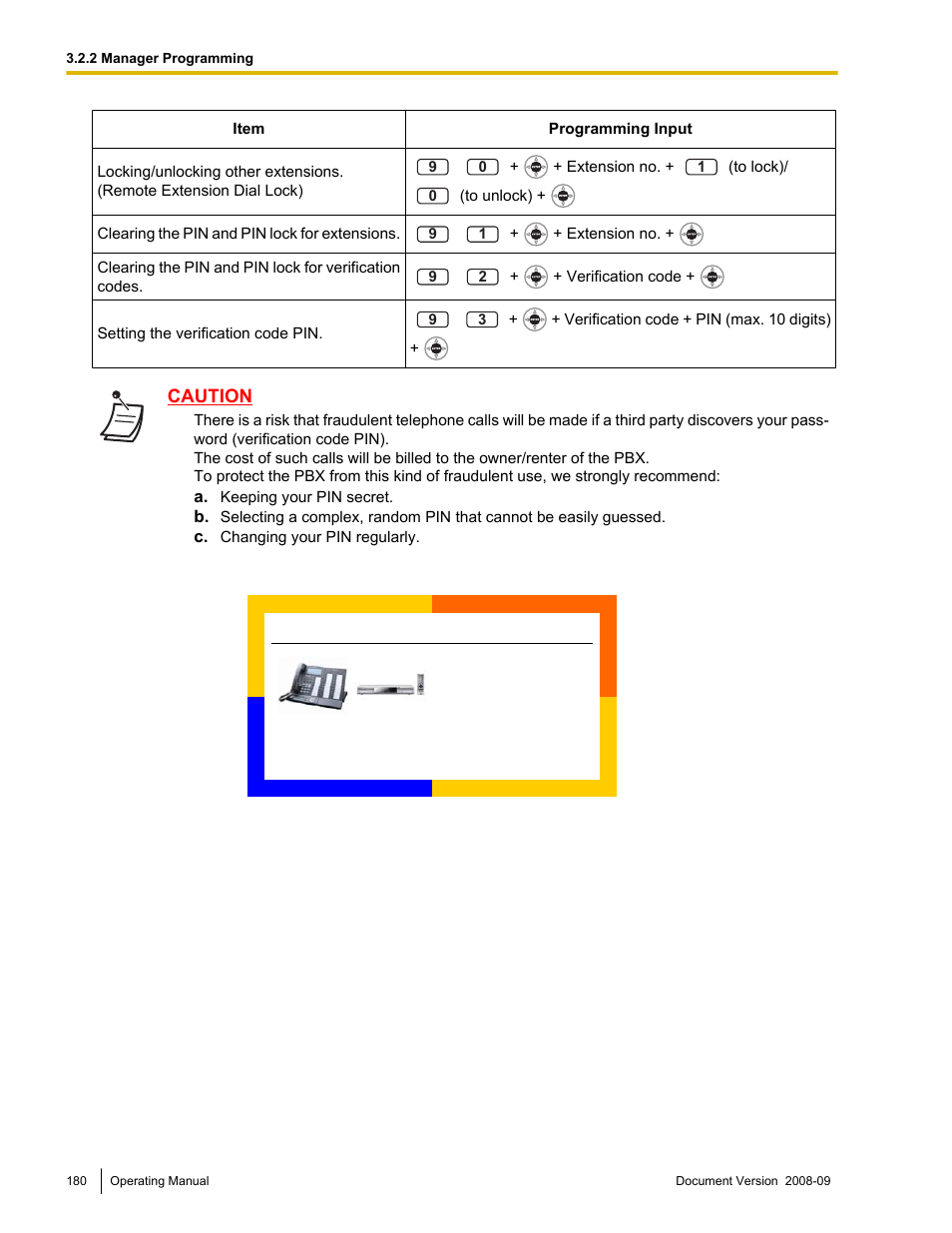 Caution | Panasonic KX-NCP500 User Manual | Page 180 / 210