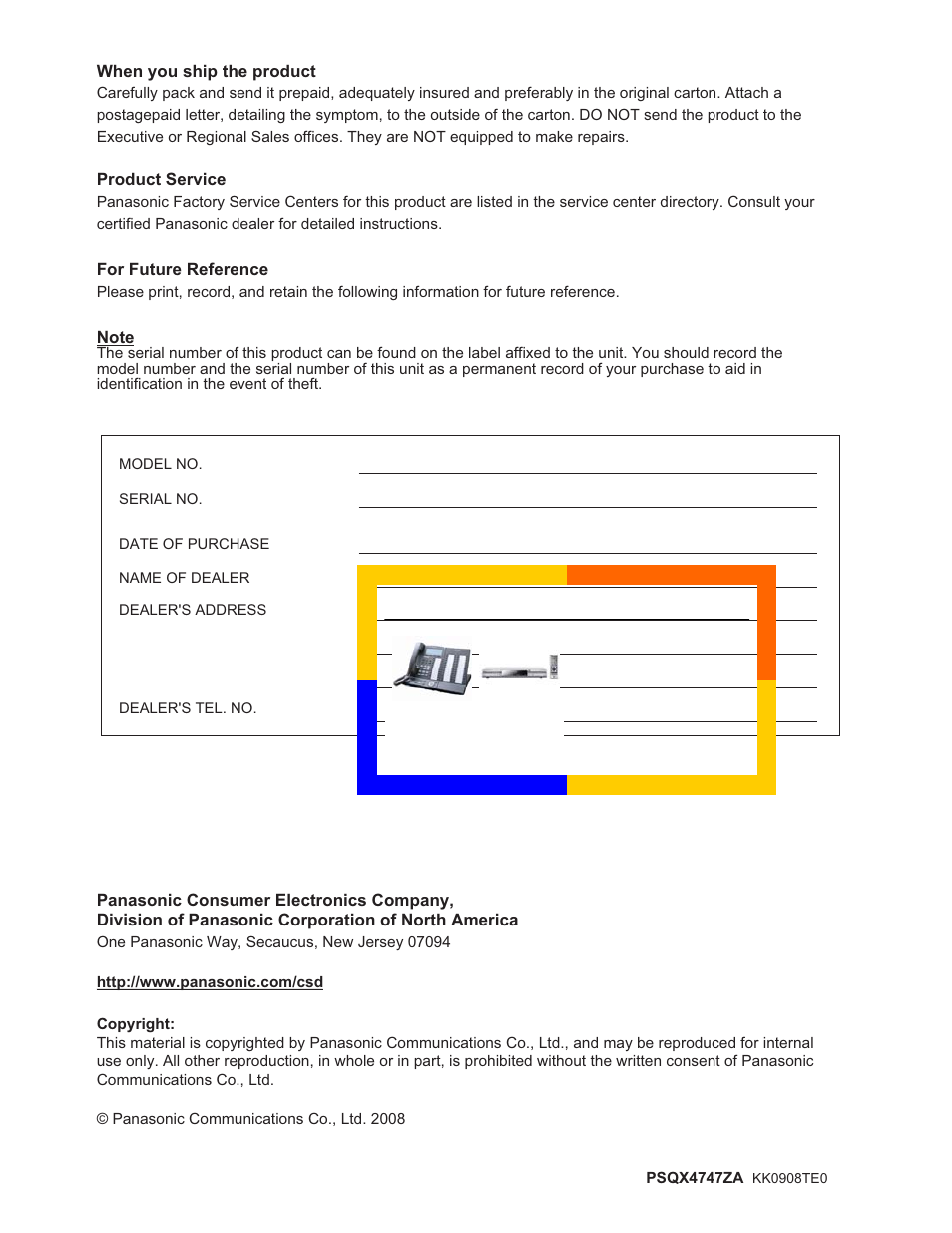 Panasonic KX-NCP500 User Manual | Page 210 / 210