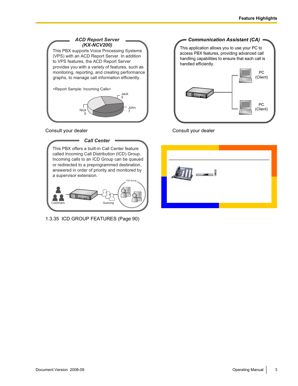 Panasonic KX-NCP500 User Manual | Page 3 / 210