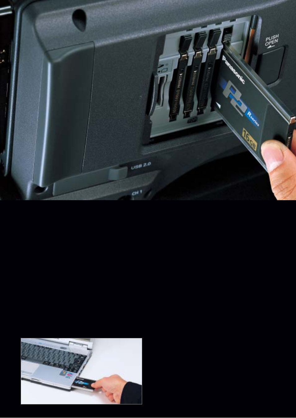 P2 recording function | Panasonic AG-HPX502 User Manual | Page 8 / 16
