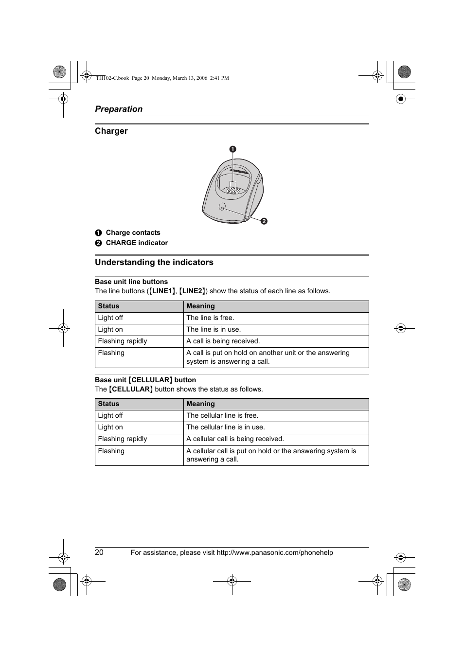 Panasonic KX-TH102-C User Manual | Page 20 / 100