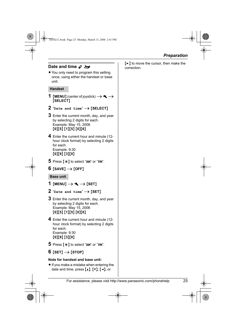 Panasonic KX-TH102-C User Manual | Page 25 / 100