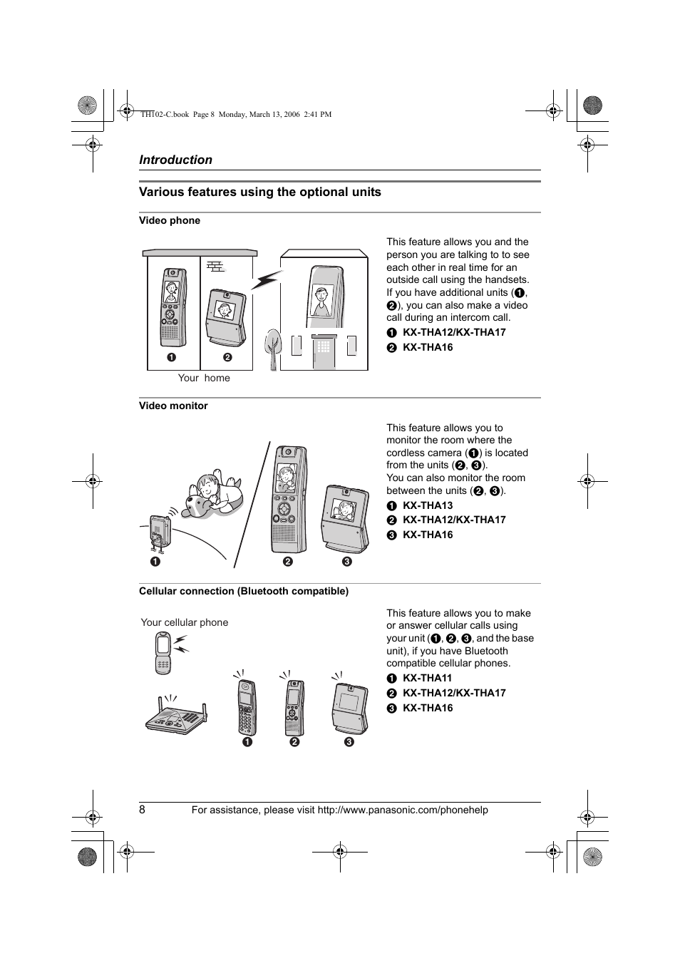 Panasonic KX-TH102-C User Manual | Page 8 / 100
