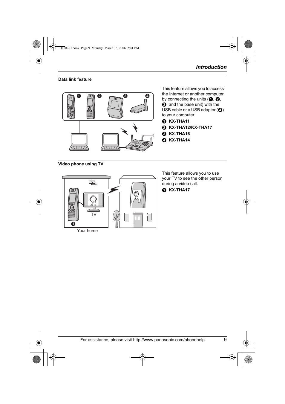 Panasonic KX-TH102-C User Manual | Page 9 / 100