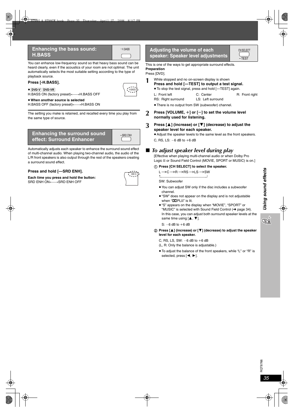 Panasonic SC-HT995W User Manual | Page 35 / 48