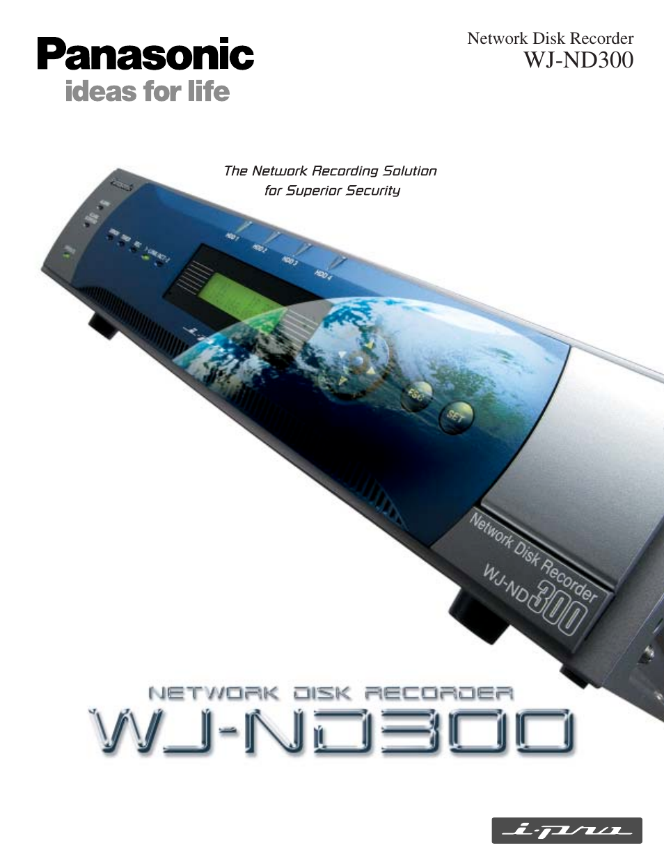 Panasonic WJ-ND300 User Manual | 4 pages