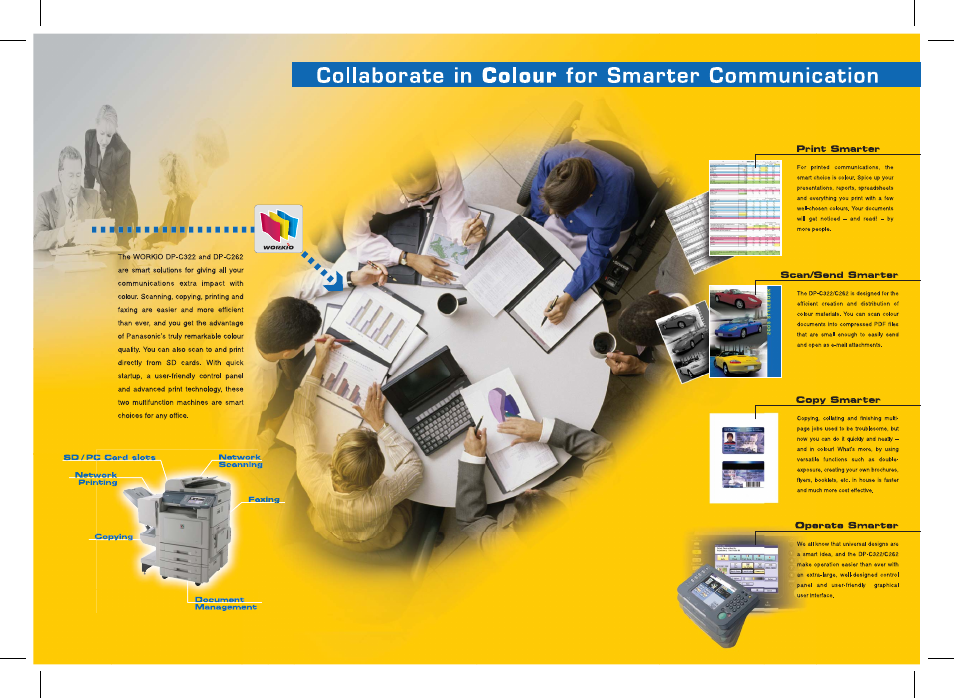 Collaborate in colour for smarter communication | Panasonic DP-C262 User Manual | Page 2 / 6