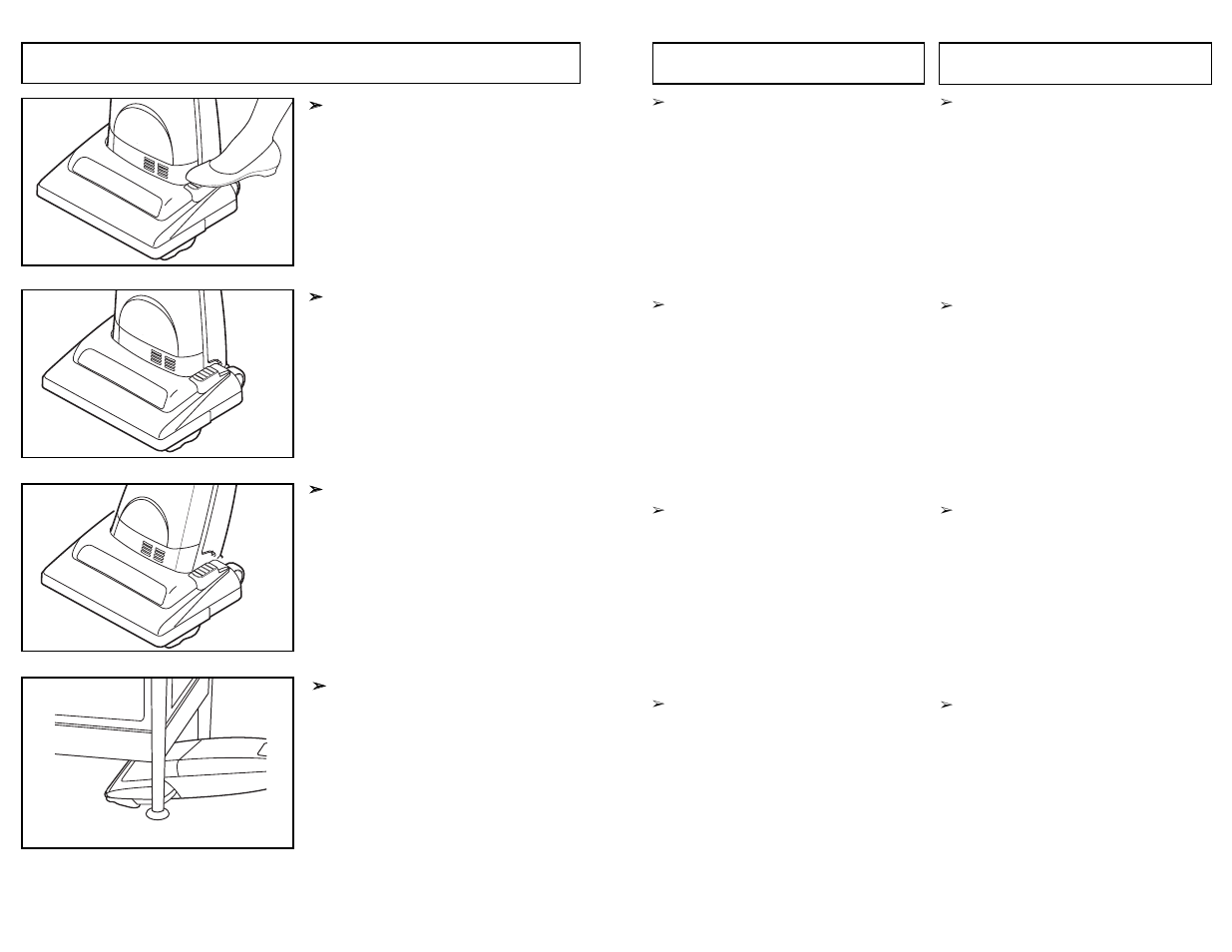 Handle adjustments | Panasonic MC-UG581 User Manual | Page 20 / 44
