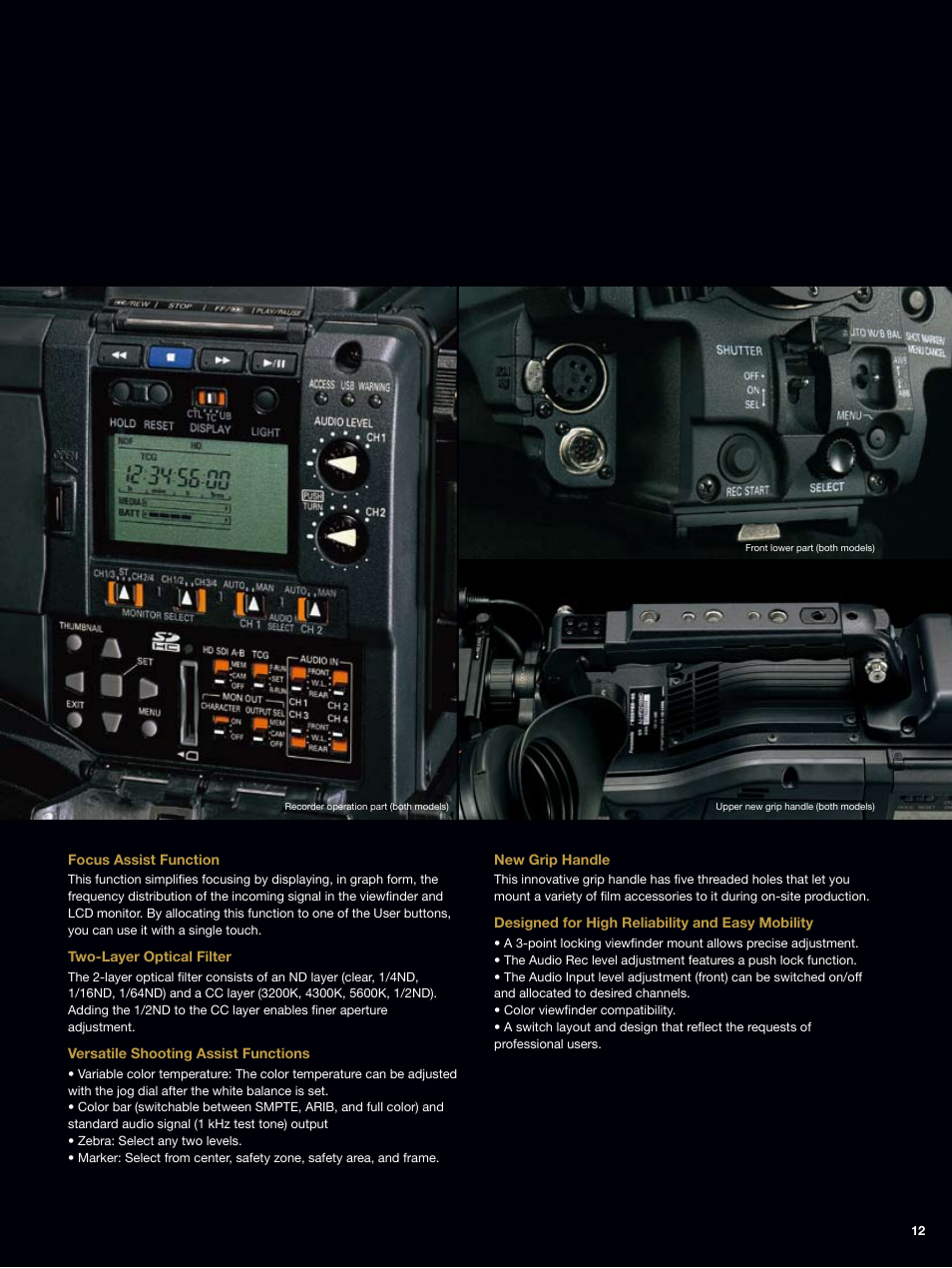 Panasonic AJ-HPX2700 User Manual | Page 13 / 20