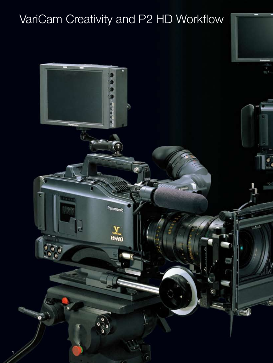Varicam creativity and p2 hd workflow | Panasonic AJ-HPX2700 User Manual | Page 2 / 20