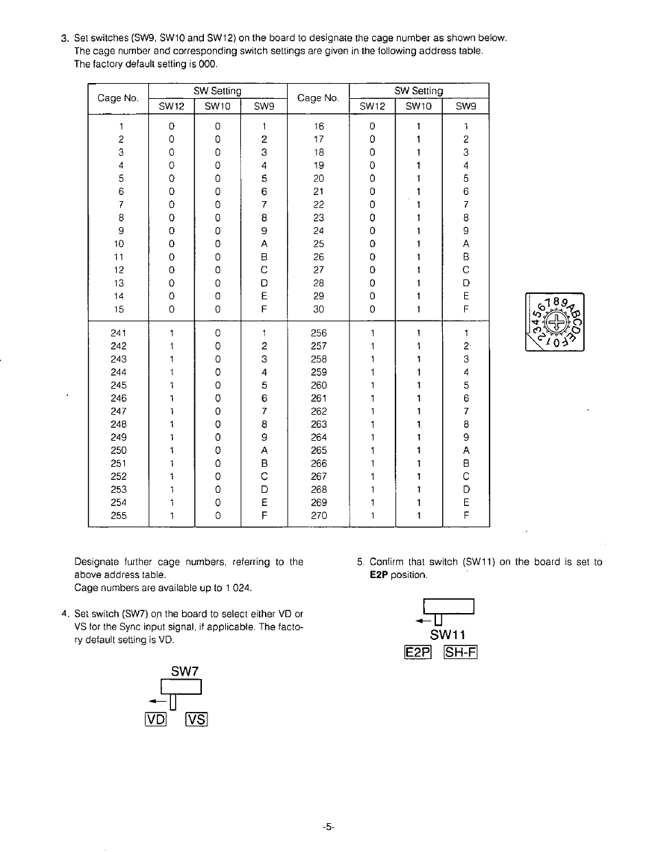 Panasonic WJ-SX850 User Manual | Page 5 / 8