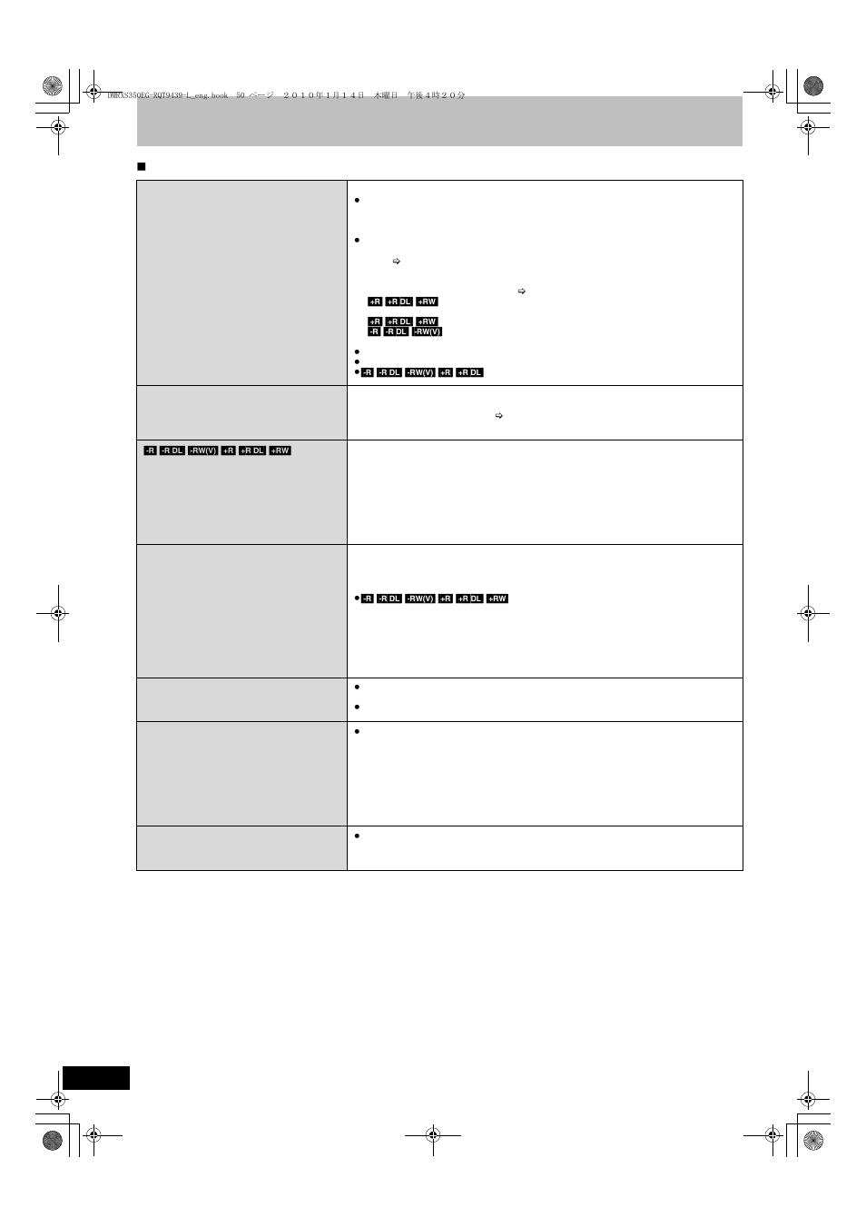 Panasonic DMR-XS350 User Manual | Page 50 / 120