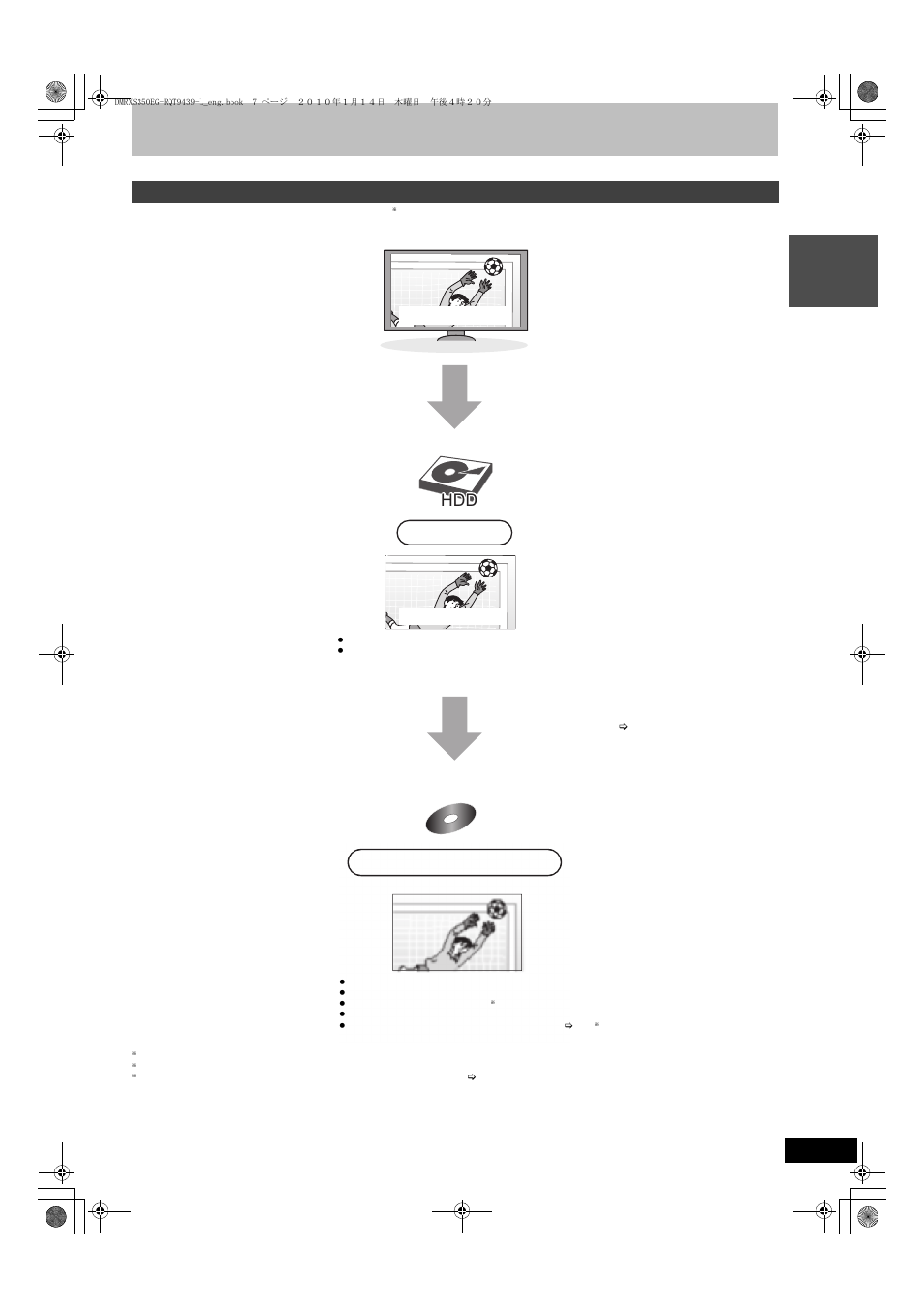 Recording high definition programmes and copying, Goal | Panasonic DMR-XS350 User Manual | Page 7 / 120