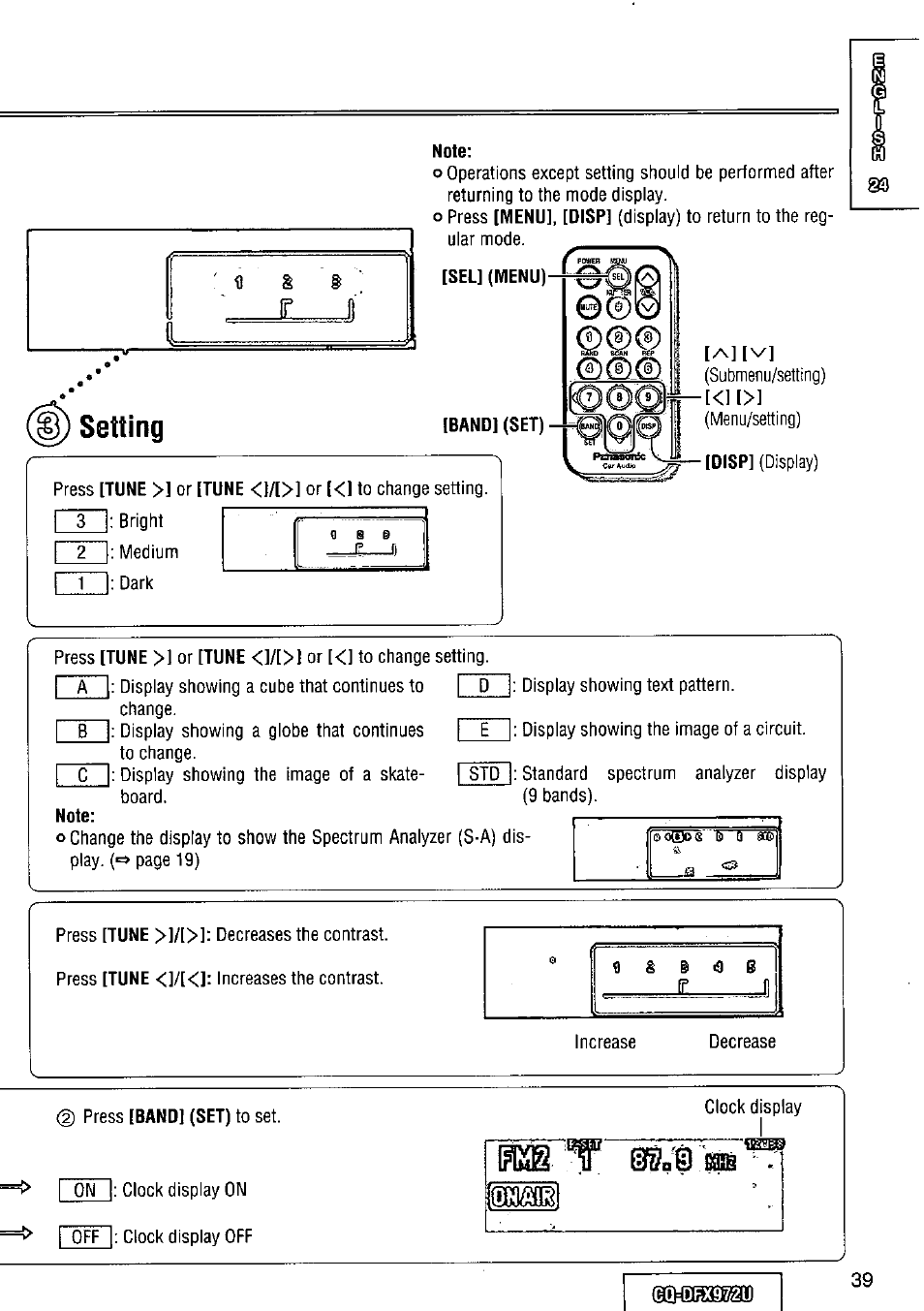 I . i | Panasonic FULL FRONT MP3 CD PLAYER CQ-DFX972U User Manual | Page 39 / 156