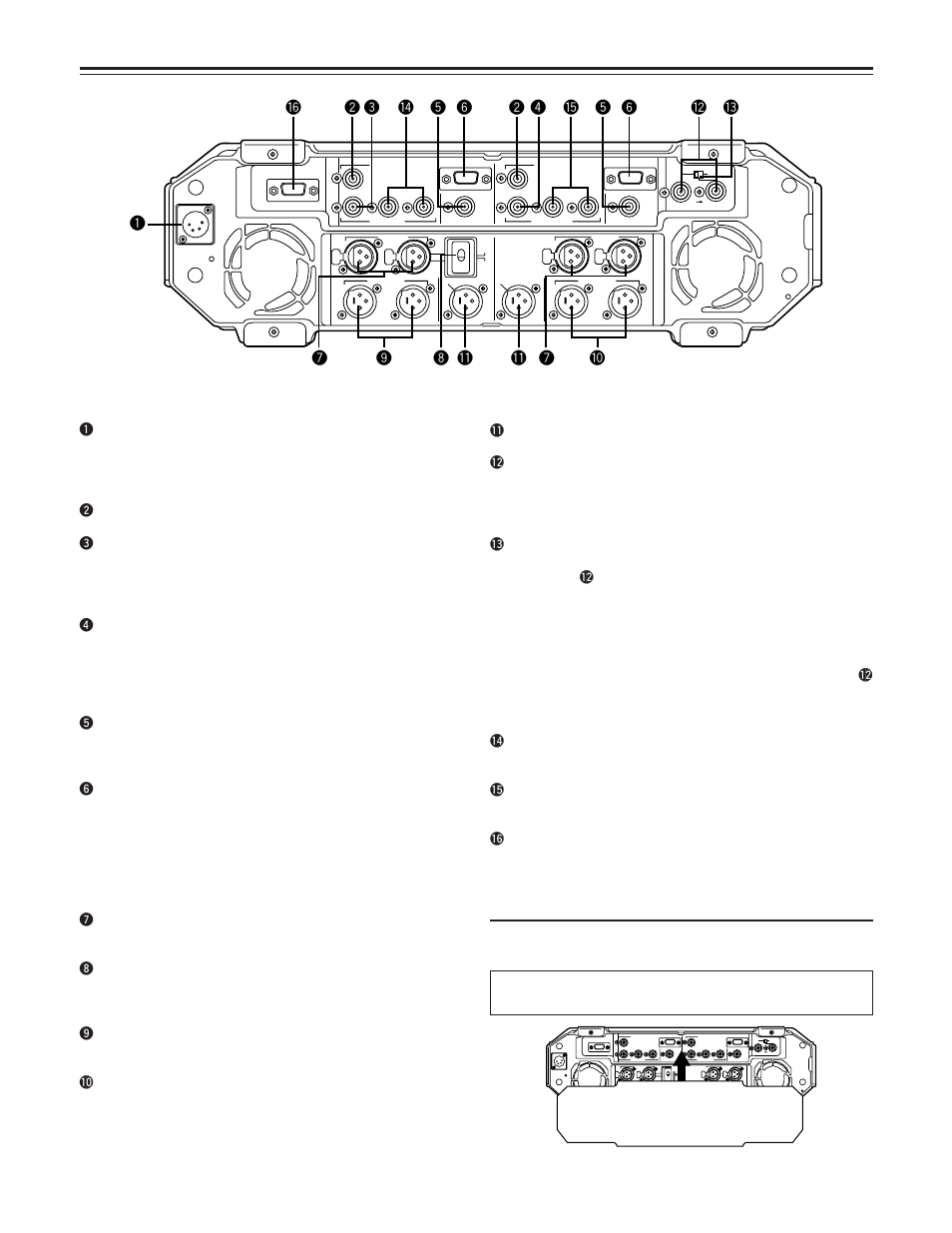 Controls and their functions, Out/p, Out) (bnc) the p | And p | Panasonic AJ-LT85P User Manual | Page 14 / 76