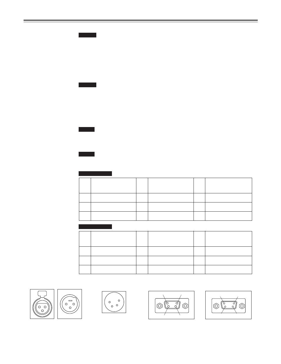Connector signals | Panasonic AJ-LT85P User Manual | Page 68 / 76