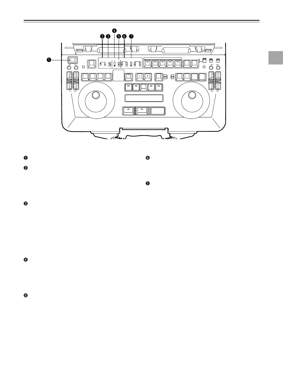 Controls and their functions, 3] front keyboard switches | Panasonic AJ-LT85P User Manual | Page 7 / 76