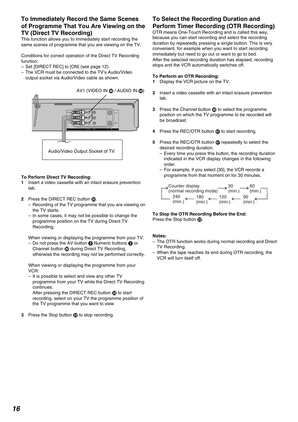 Panasonic NV-FJ630AM User Manual | Page 16 / 24