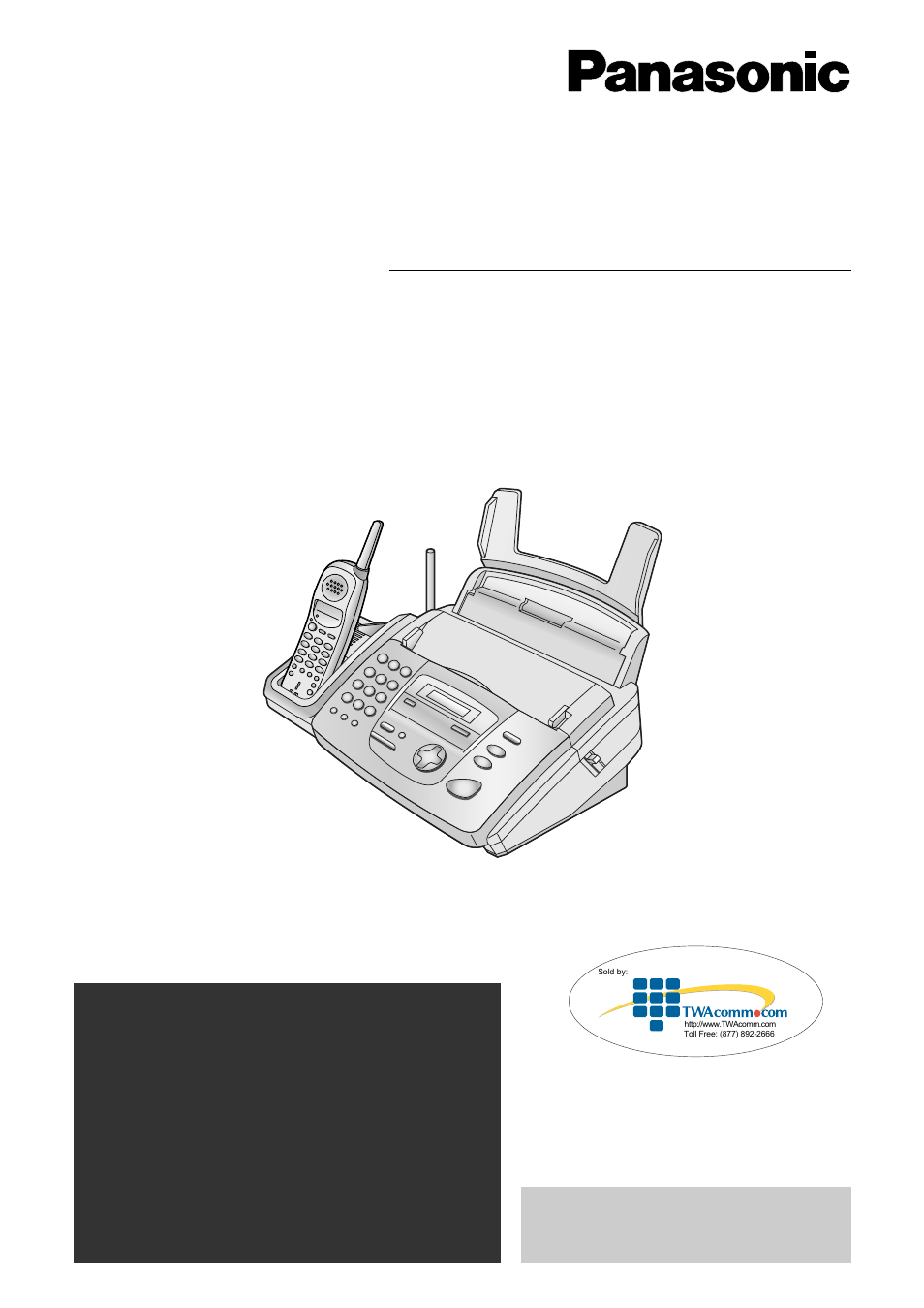 Panasonic KX-FPC161 User Manual | 84 pages