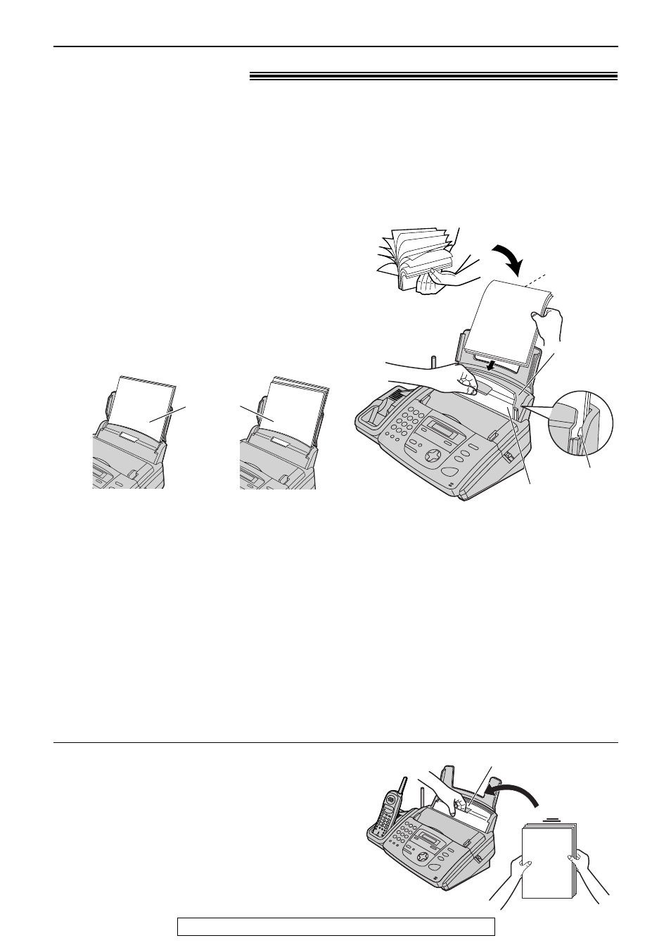 Setup (base unit), Recording paper | Panasonic KX-FPC161 User Manual | Page 15 / 84