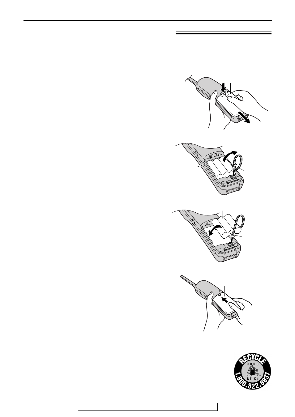 Battery, Replacing the handset battery | Panasonic KX-FPC161 User Manual | Page 73 / 84