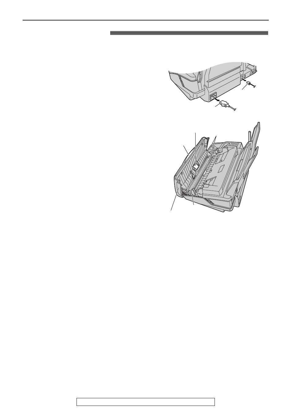 Cleaning, Document feeder | Panasonic KX-FPC161 User Manual | Page 74 / 84