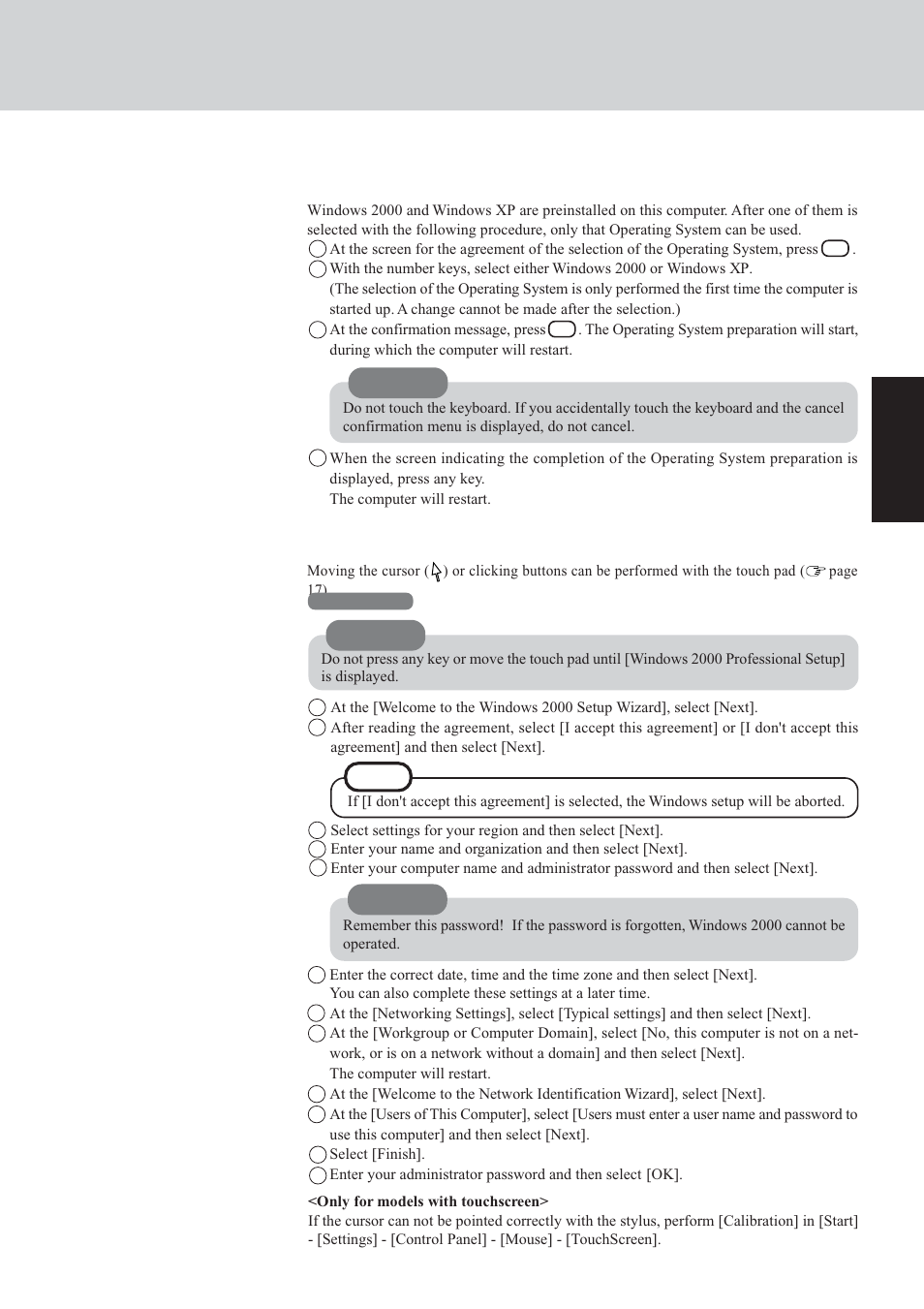 Panasonic CF-72 Series User Manual | Page 11 / 36