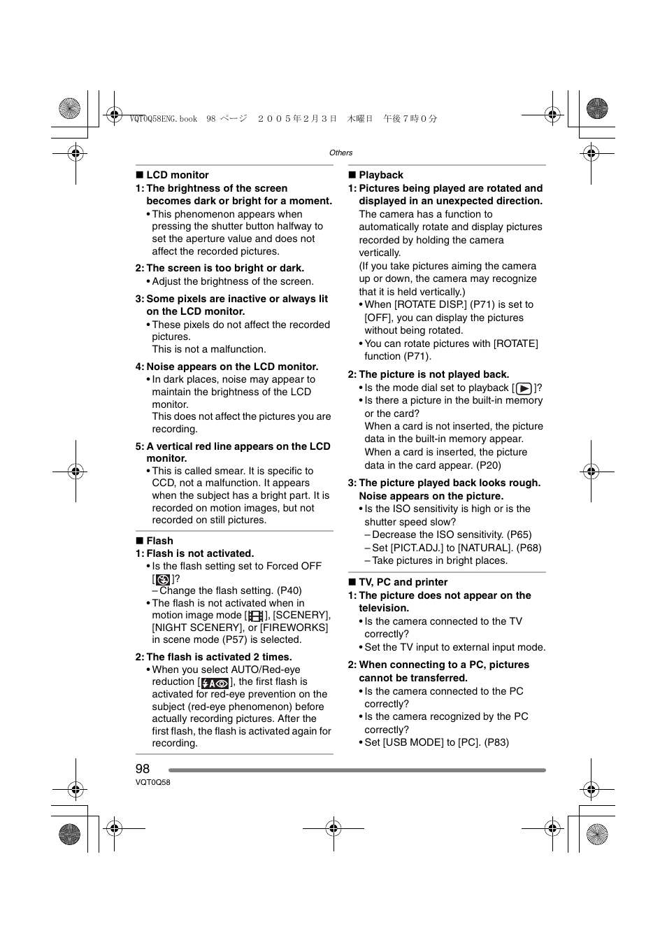 Panasonic DMC-LS1PP User Manual | Page 98 / 112