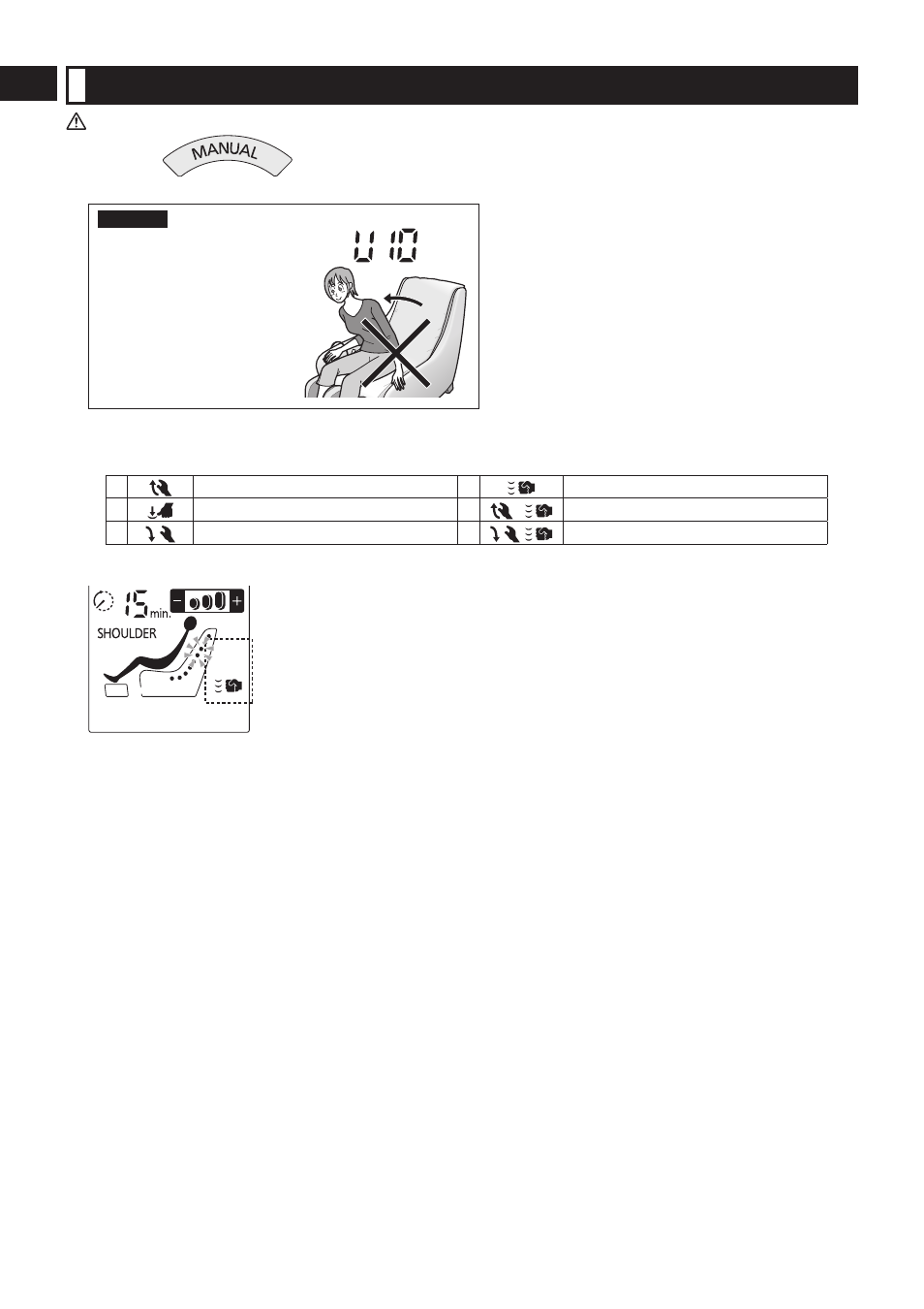 Using manual operation, Press the button | Panasonic EP-MS40 User Manual | Page 22 / 33